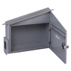 Buzón de montaje de pared de acero galvanizado de Zenewood con soporte de plantas: WPM02G