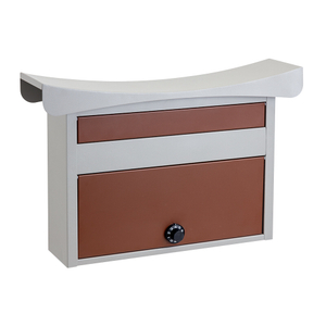 Buzón de montaje en pared de acero galvanizado Zenewood - W1881