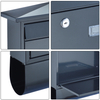 Zenewood Wall Mount Bailbox Outdoor Bailbox - W1831
