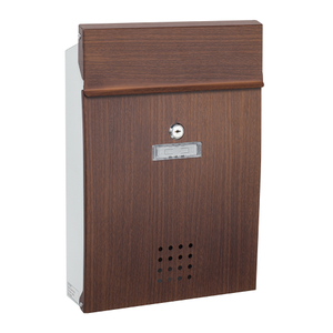 Buzón de impresión de madera de montura de pared de Zenewood Wall - W1509WT