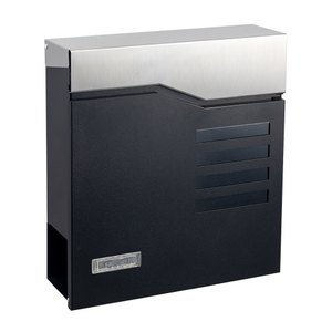 Buzón de montaje en pared de acero galvanizado Zenewood - W1885