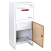 Caja de seguridad de entrega de la puerta de impresión de madera Zenewood - WPB065