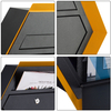 Buzón de clúster de montura de pared de acero galvanizado de Zenewood - WPM34G