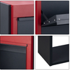 Box de paquete moderno de Zenewood con post - WPB060