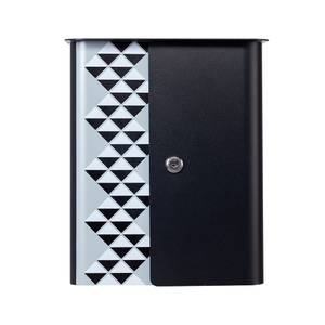 Buzón de montaje en pared de acero galvanizado Zenewood - W1815