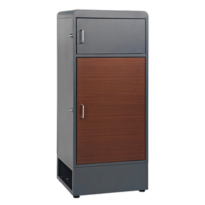 Caja para entrega de paquetes de pie Zenewood con cerradura de botón - WPB074