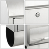 Buzón de pared de acero inoxidable Zenewood - WRF1033