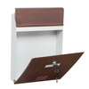 Buzón de impresión de madera de montura de pared de Zenewood Wall - W1509WT