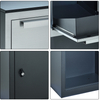 Caja de seguridad de la combinación de acero y acero inoxidable de Zenewood - WPB021