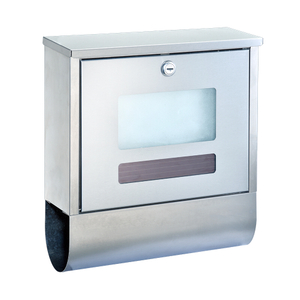 Buzón de pared de acero inoxidable Zenewood - w1824