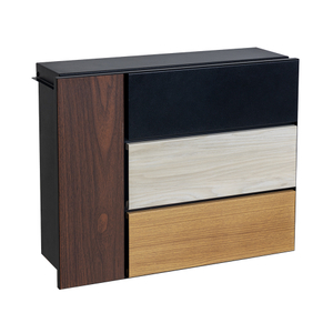 Buzón de pared de acero galvanizado Zenewood - B2368