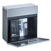 Zenewood Acero inoxidable de acero Galvanizado Montaje de pared de la pared al aire libre - W1836