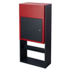 Box de paquete moderno de Zenewood con post - WPB060