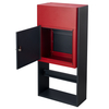 Box de paquete moderno de Zenewood con post - WPB060